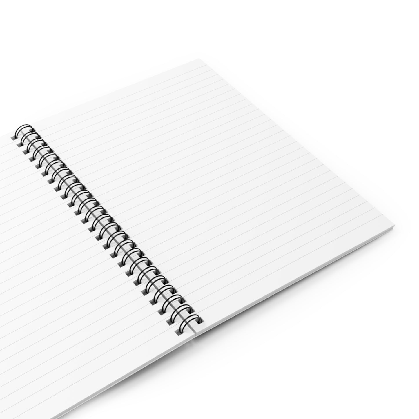 HBCU Baddie Logo Spiral Notebook - Ruled Line