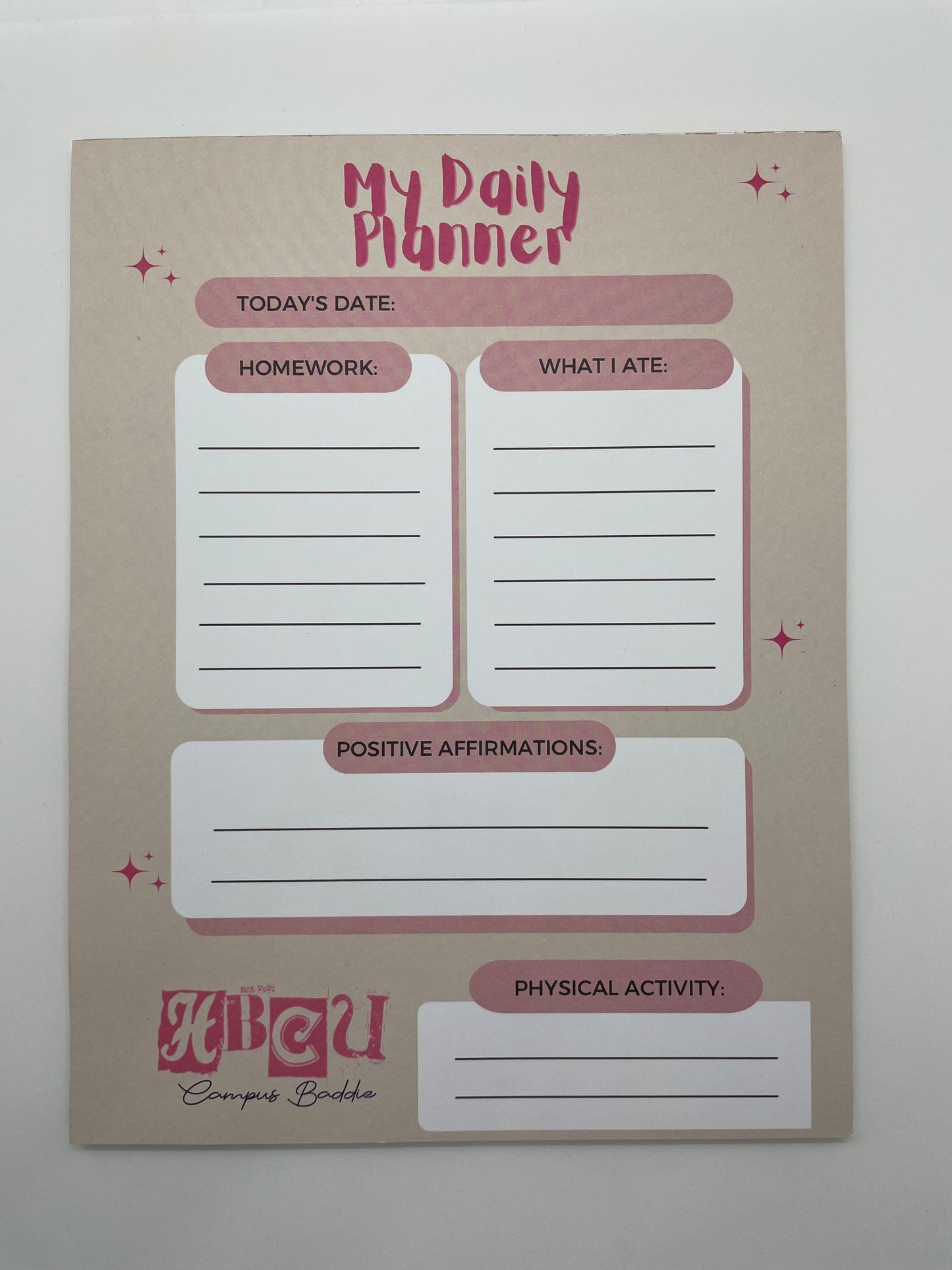 Daily Planner Notepad