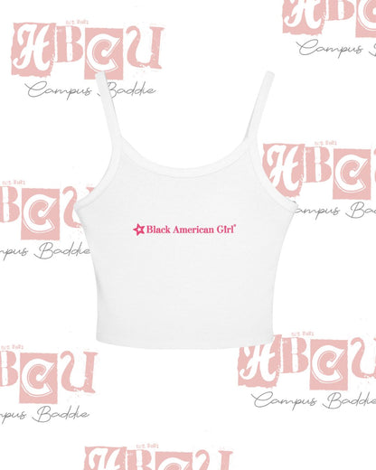 Black American Girl - Spaghetti Tank