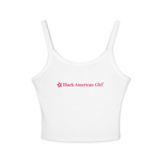 Black American Girl - Spaghetti Tank