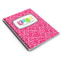 Load image into Gallery viewer, HBCU Baddie Logo Spiral Notebook - Ruled Line
