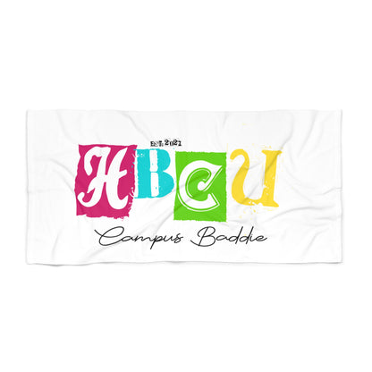 Rainbow Baddie Beach Towel