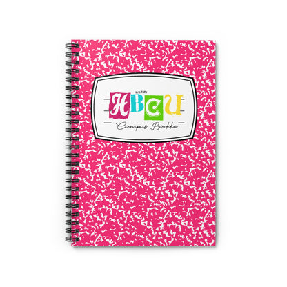 HBCU Baddie Logo Spiral Notebook - Ruled Line