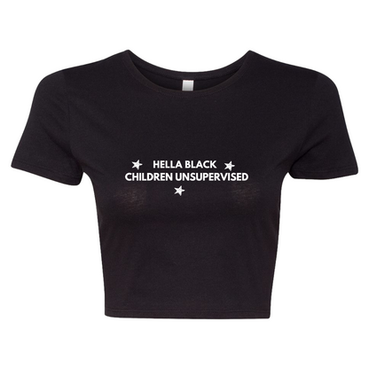 Hella Black Children Crop