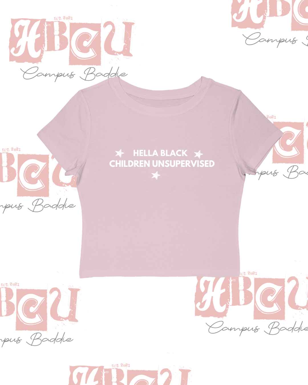 Hella Black Children Unsupervised - Crop Top