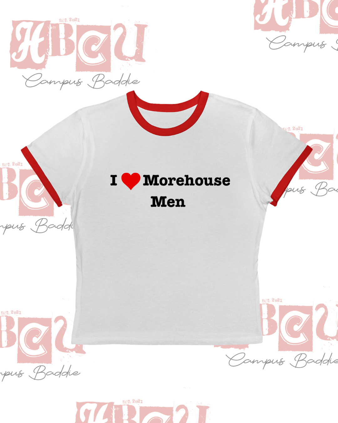 I Love Morehouse Men - Ringer Tee