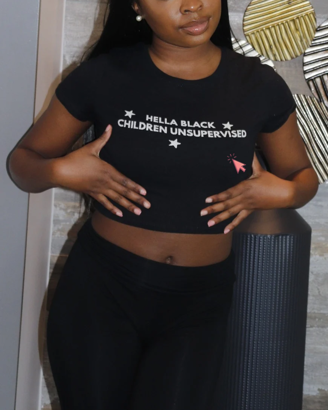 Hella Black Children Crop