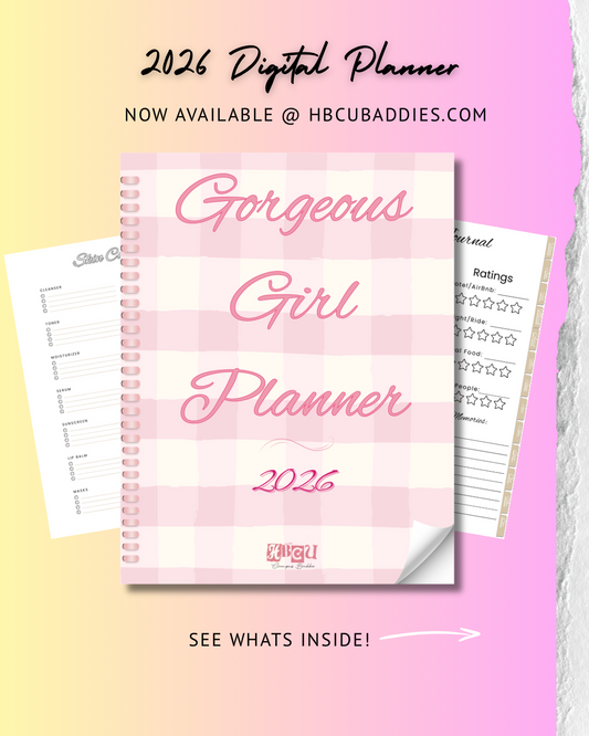 2026 HBCU Campus Baddie Digital Planner