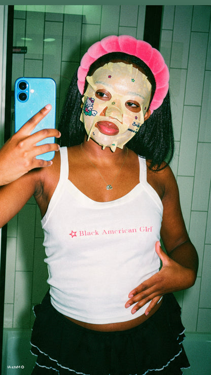 Black American Girl - Spaghetti Tank
