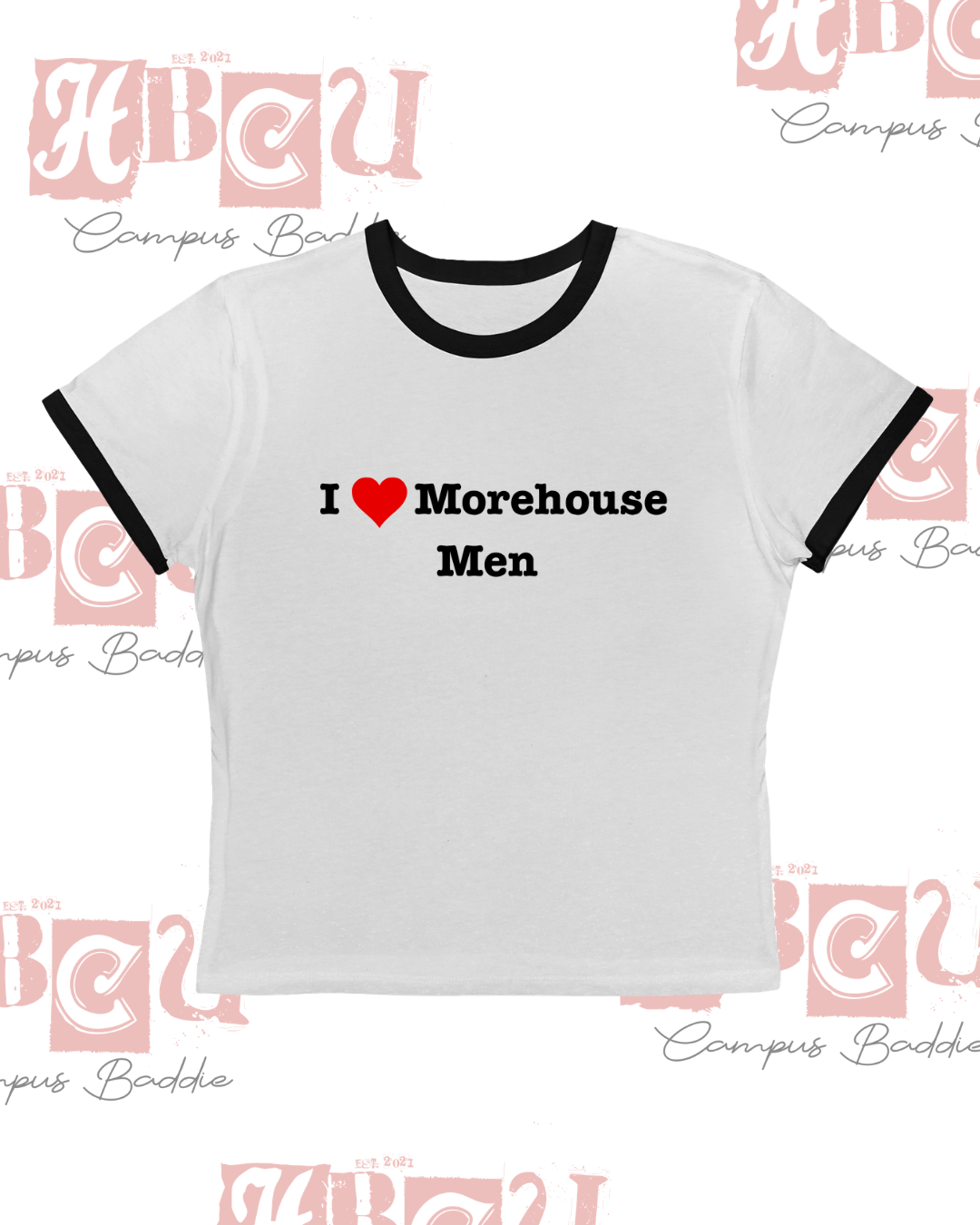 I Love Morehouse Men - Ringer Tee
