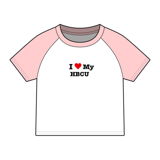 I  Love My HBCU | Raglan Baby Tee