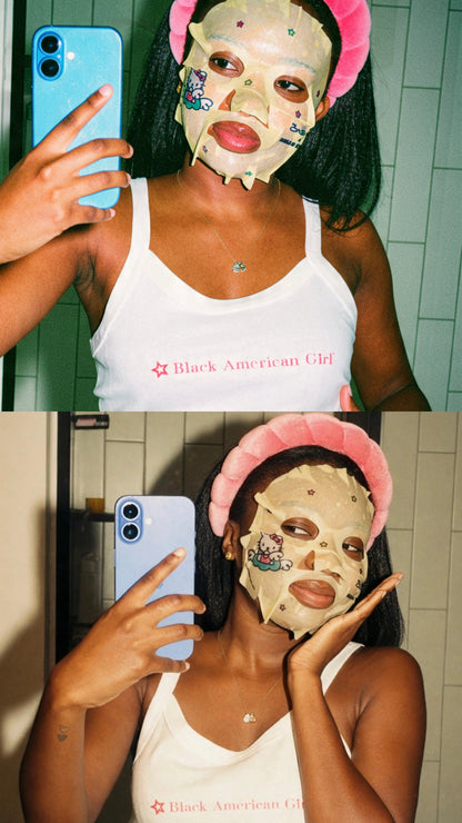 Black American Girl - Spaghetti Tank