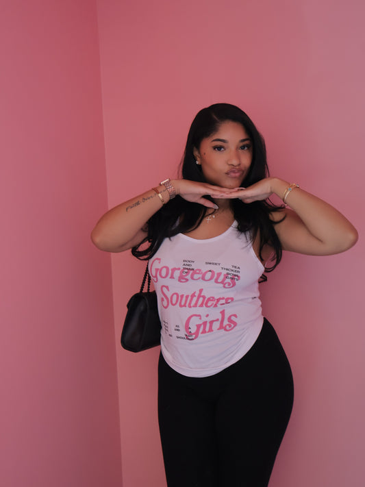 Gorgeous Southern Girl Tank - Pink